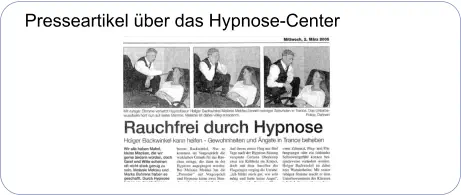 Presseartikel über das Hypnose-Center
